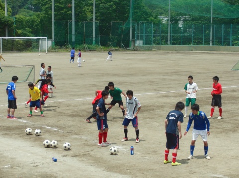 サッカーフィールドテスト 体力テスト 実施